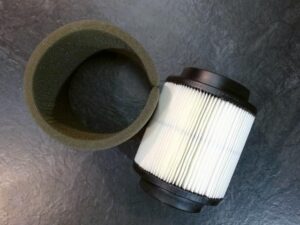 Ilmansuodatin polaris , lyhyt + esisuodatin.