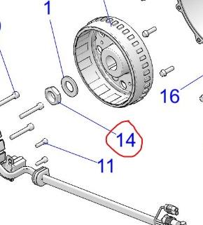 HEX NUT JAM  RIGHT  18 MM X 1.